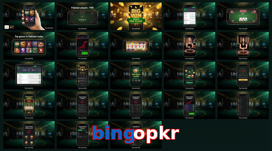 Main screen of Bingopkr bet page for PK players