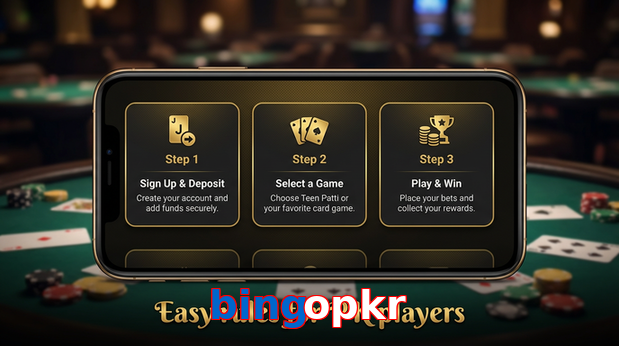 Game list for Bingopkr game section